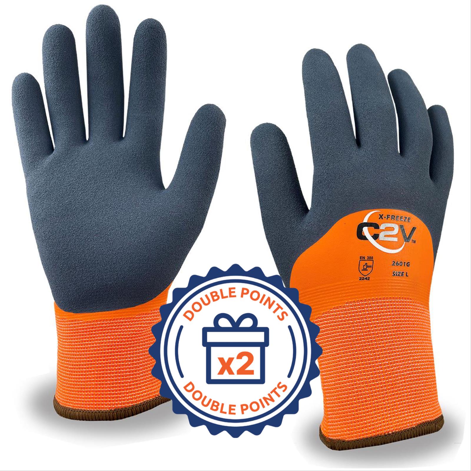 X-FREEZE, Polyester Shell, Brushed Acrylic Terry Lining, Full Latex Coat, Cut Level A2